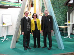 Dr. Clemens Dirscherl, Bettina Locklair und Wolfgang Schleicher